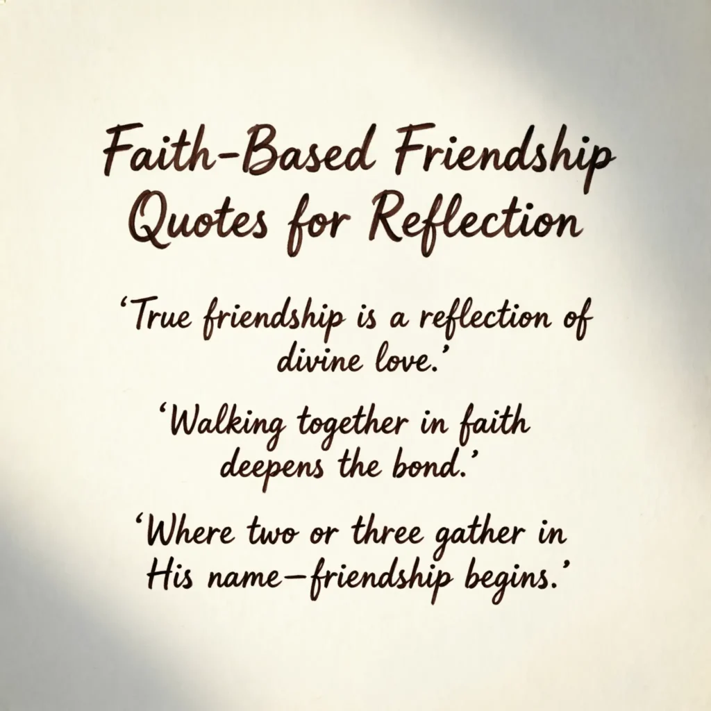 friends biblical quotes