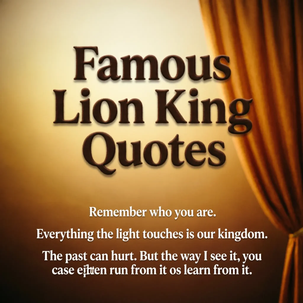 lion king quotes