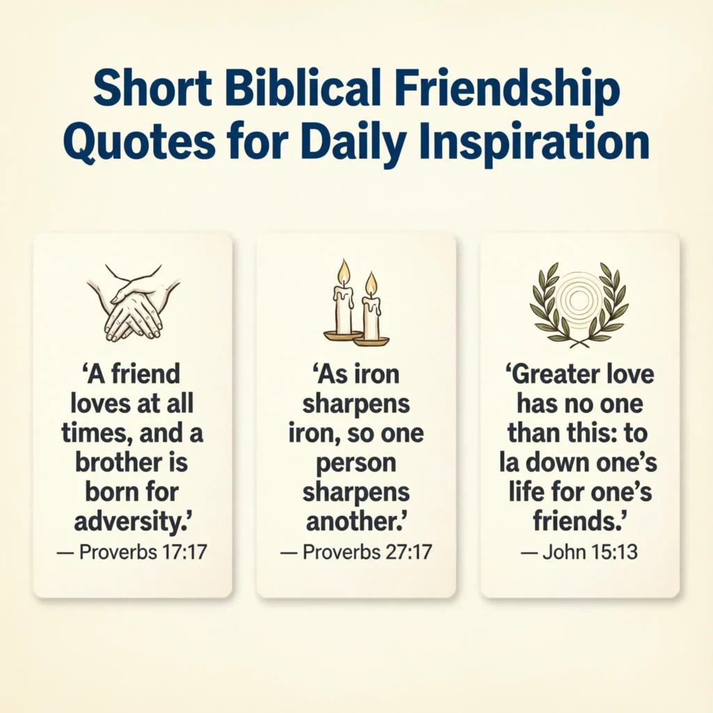 friends biblical quotes