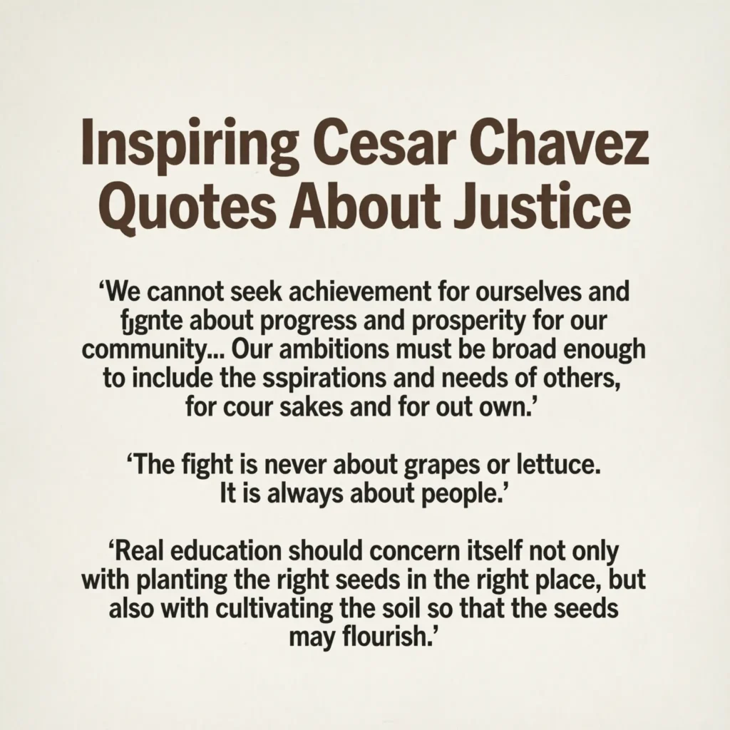 cesar chavez quotes