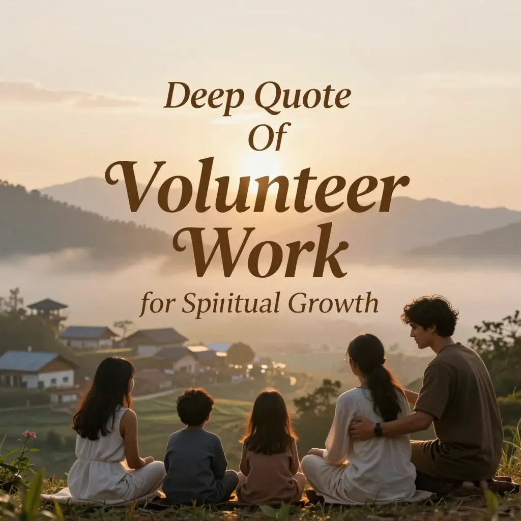 quote about volunteer work