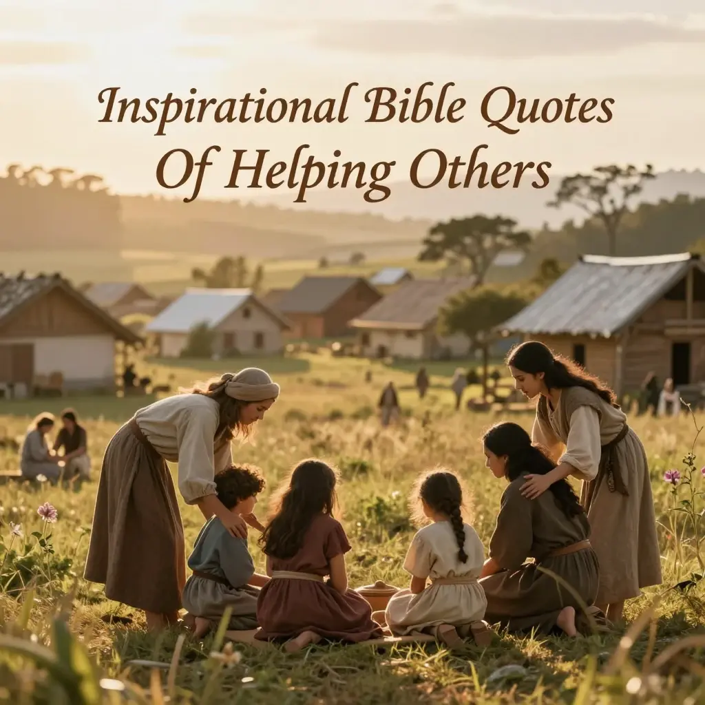 bible quotes about helping others