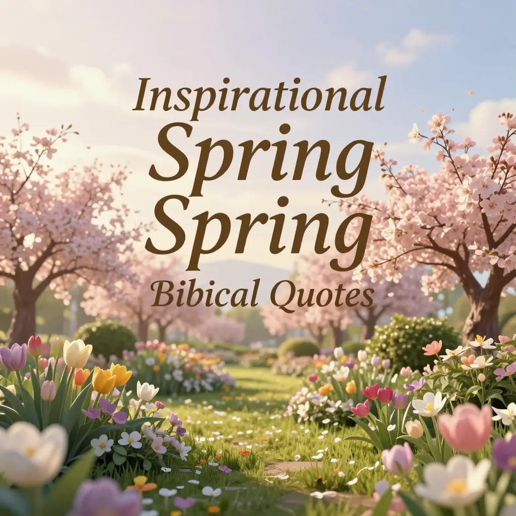 spring biblical quotes