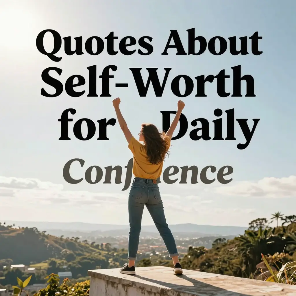 quotes about self worth