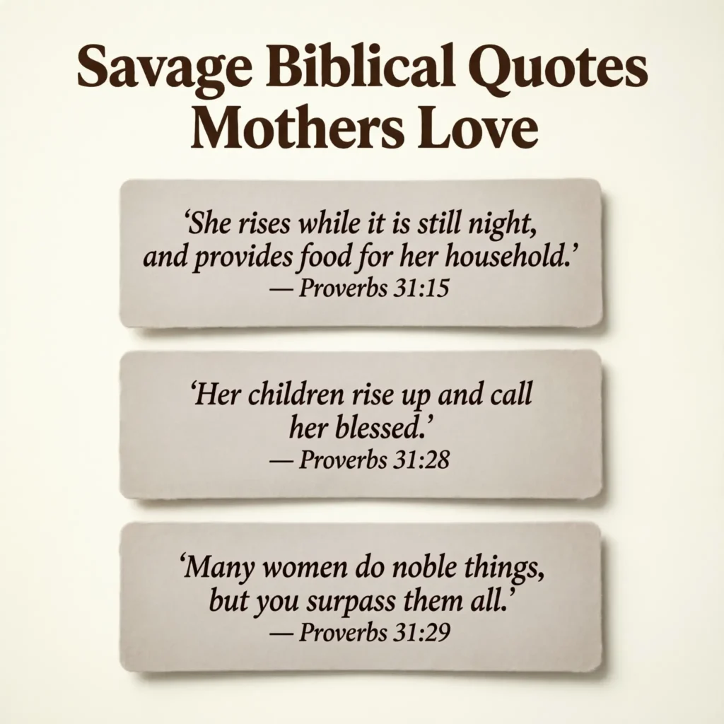 biblical quotes mothers love