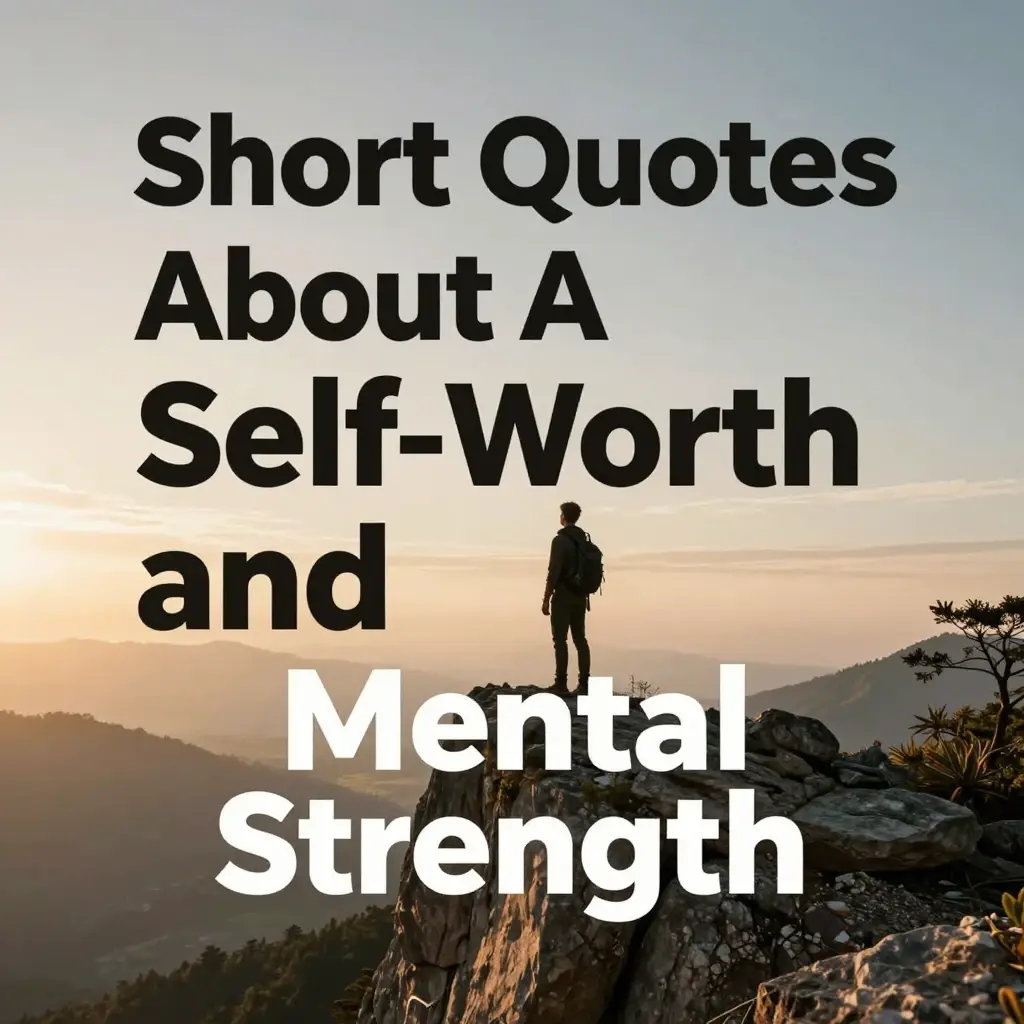 short quotes about self-worth