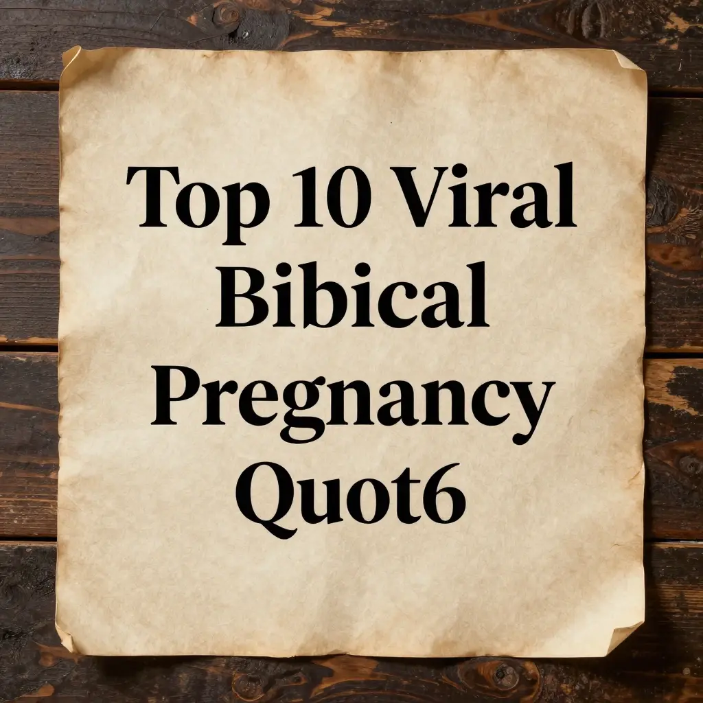 biblical pregnancy quotes