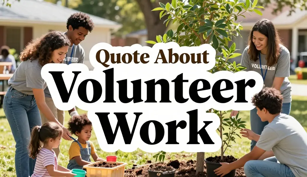 quote about volunteer work