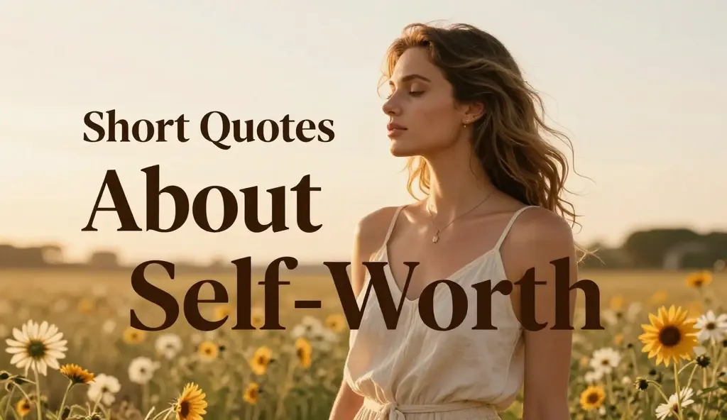 short quotes about self-worth