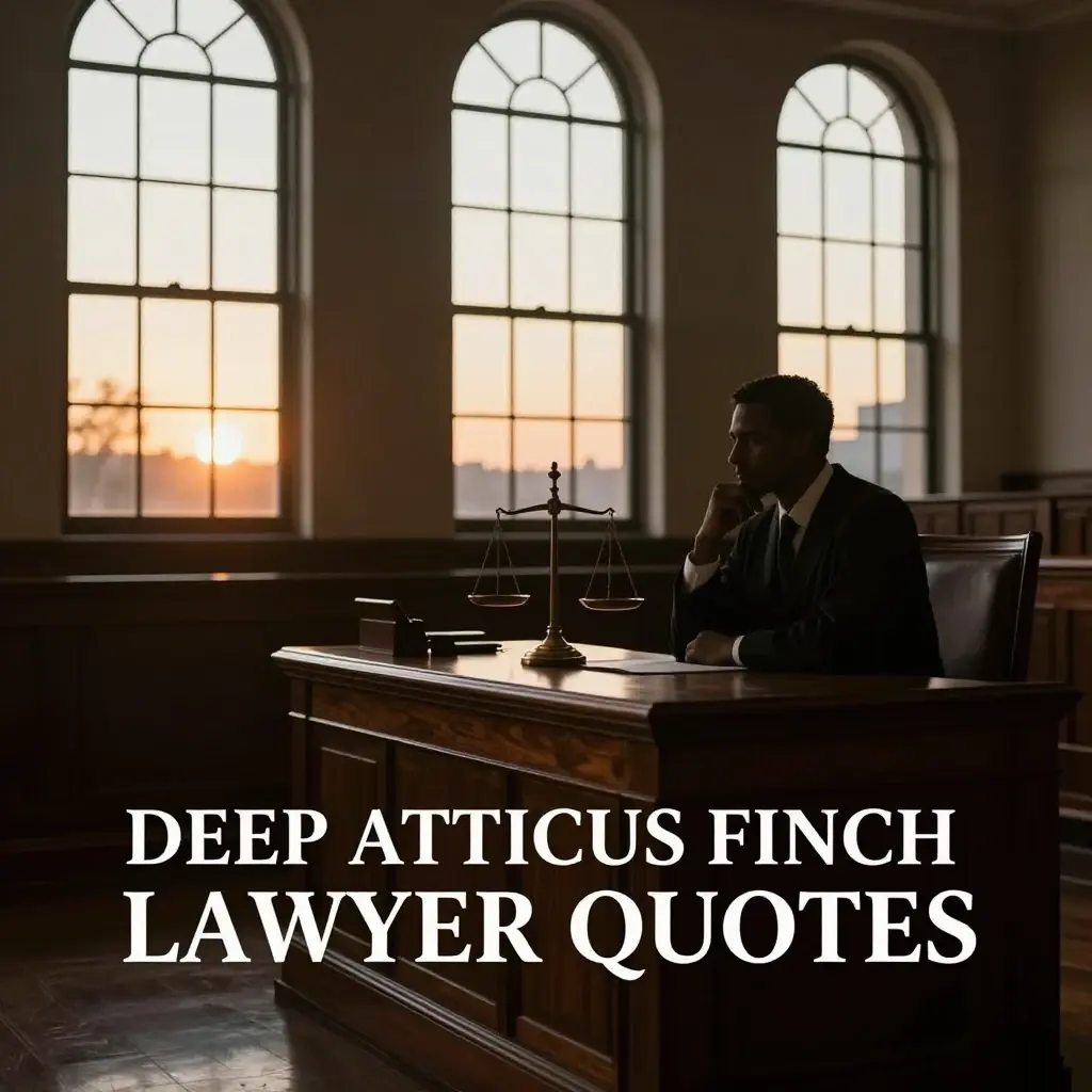 atticus finch lawyer quotes