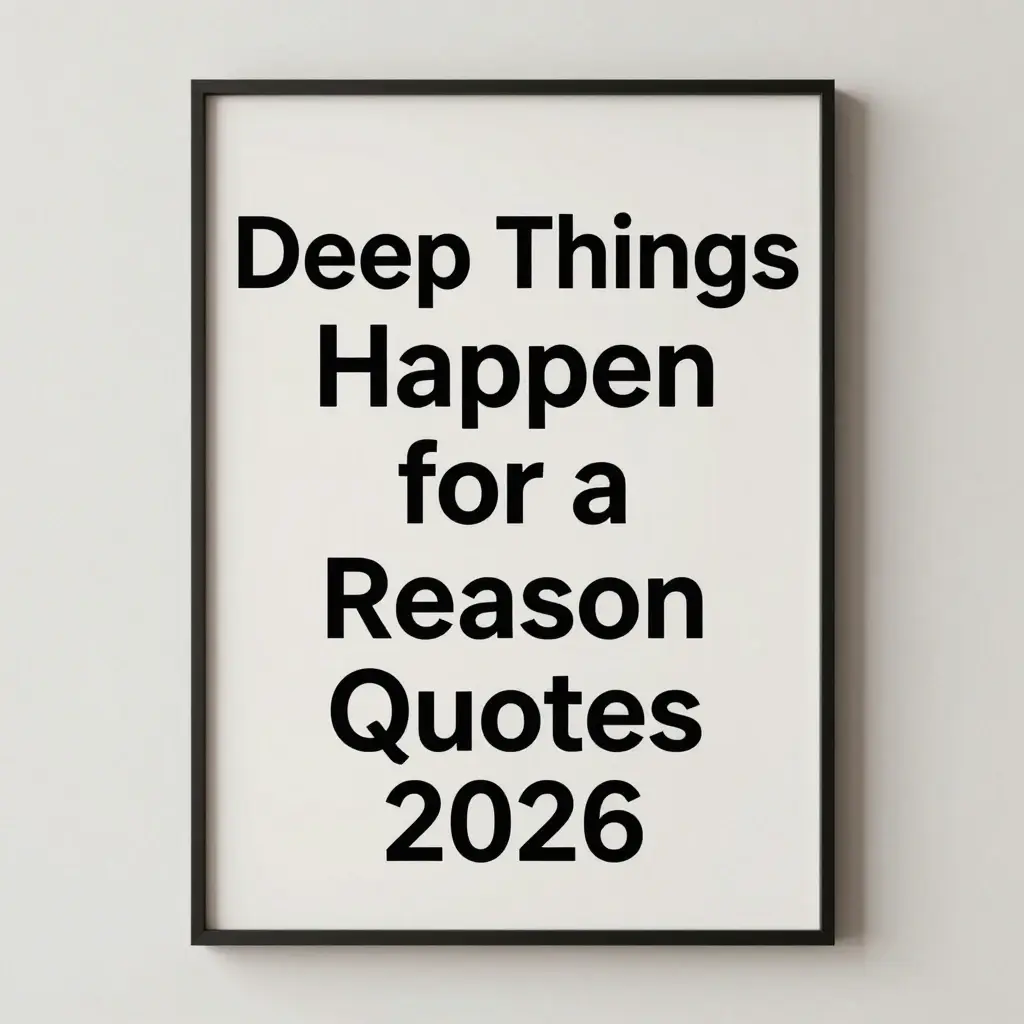 things happening for a reason quotes
