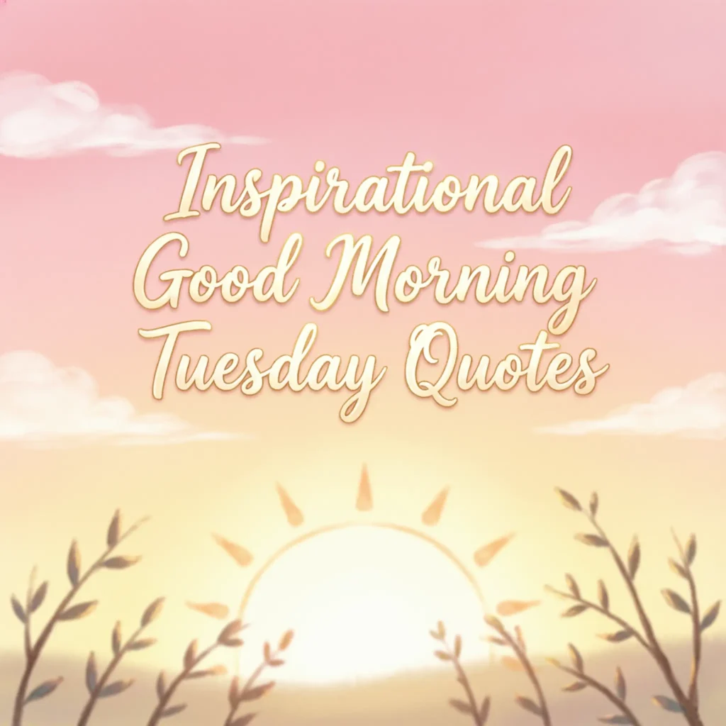 good morning tuesday quotes