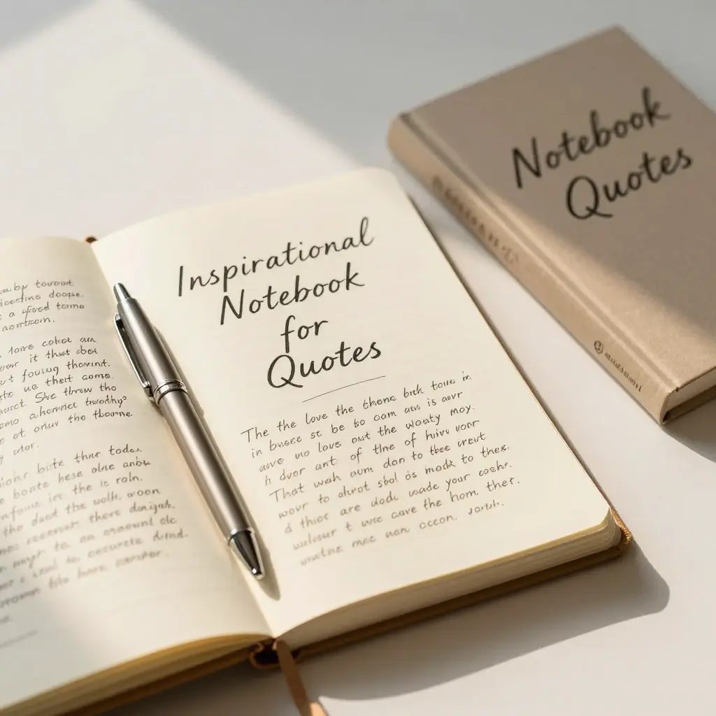 notebook for quotes
