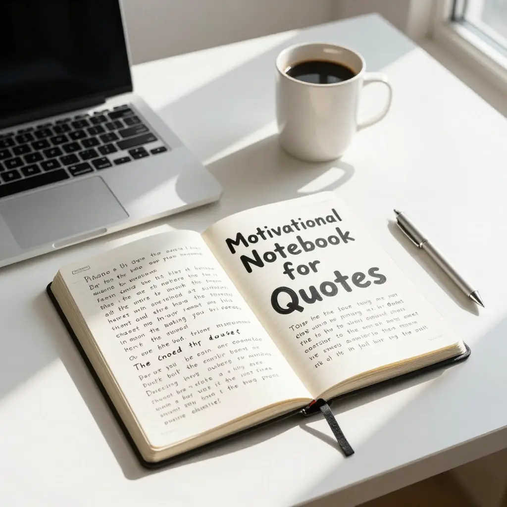 notebook for quotes