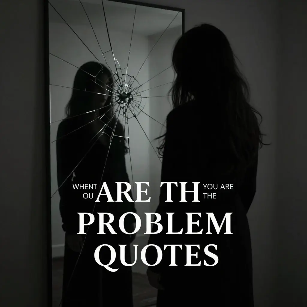 when you are the problem but cant fix it quotes