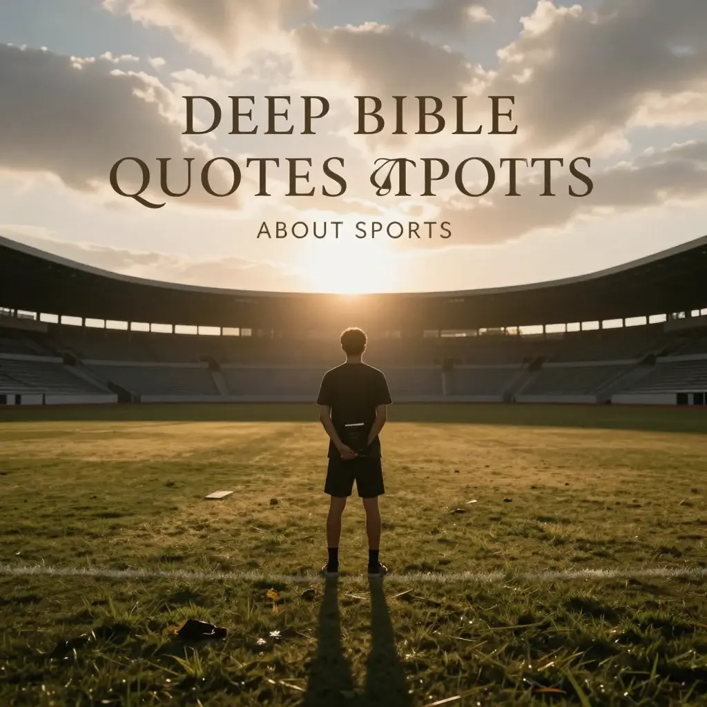 bible quotes about sports