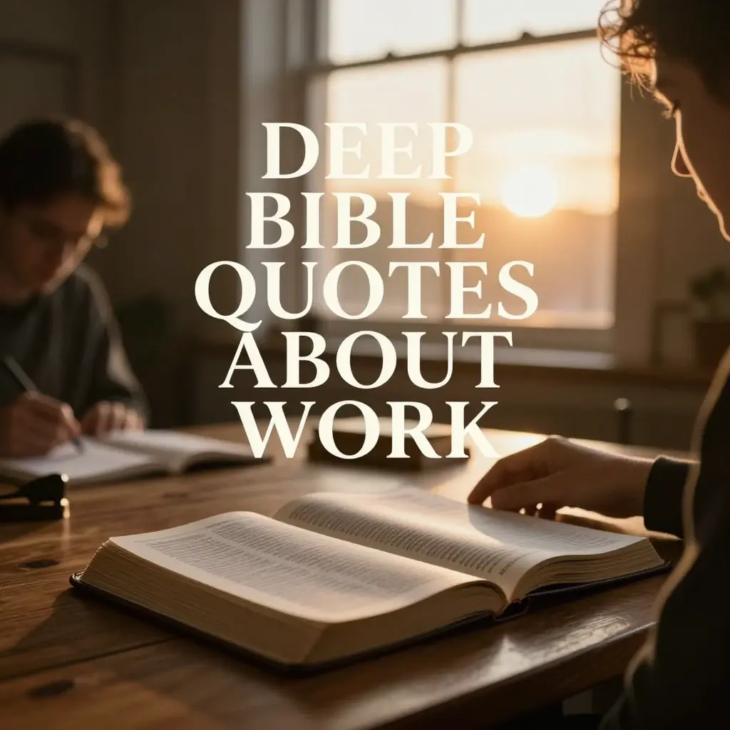 bible quotes about work