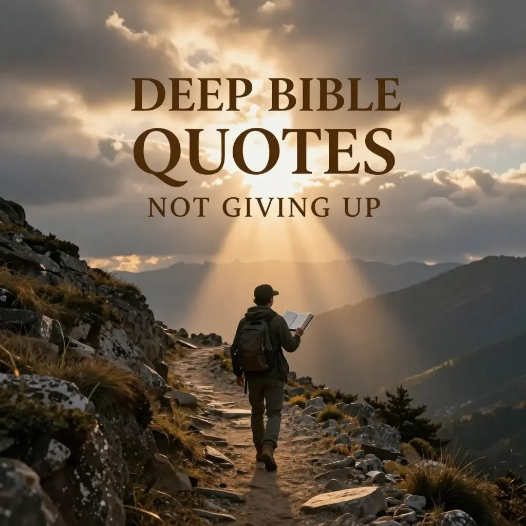 bible quotes not giving up