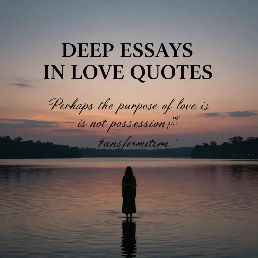 essays in love quotes