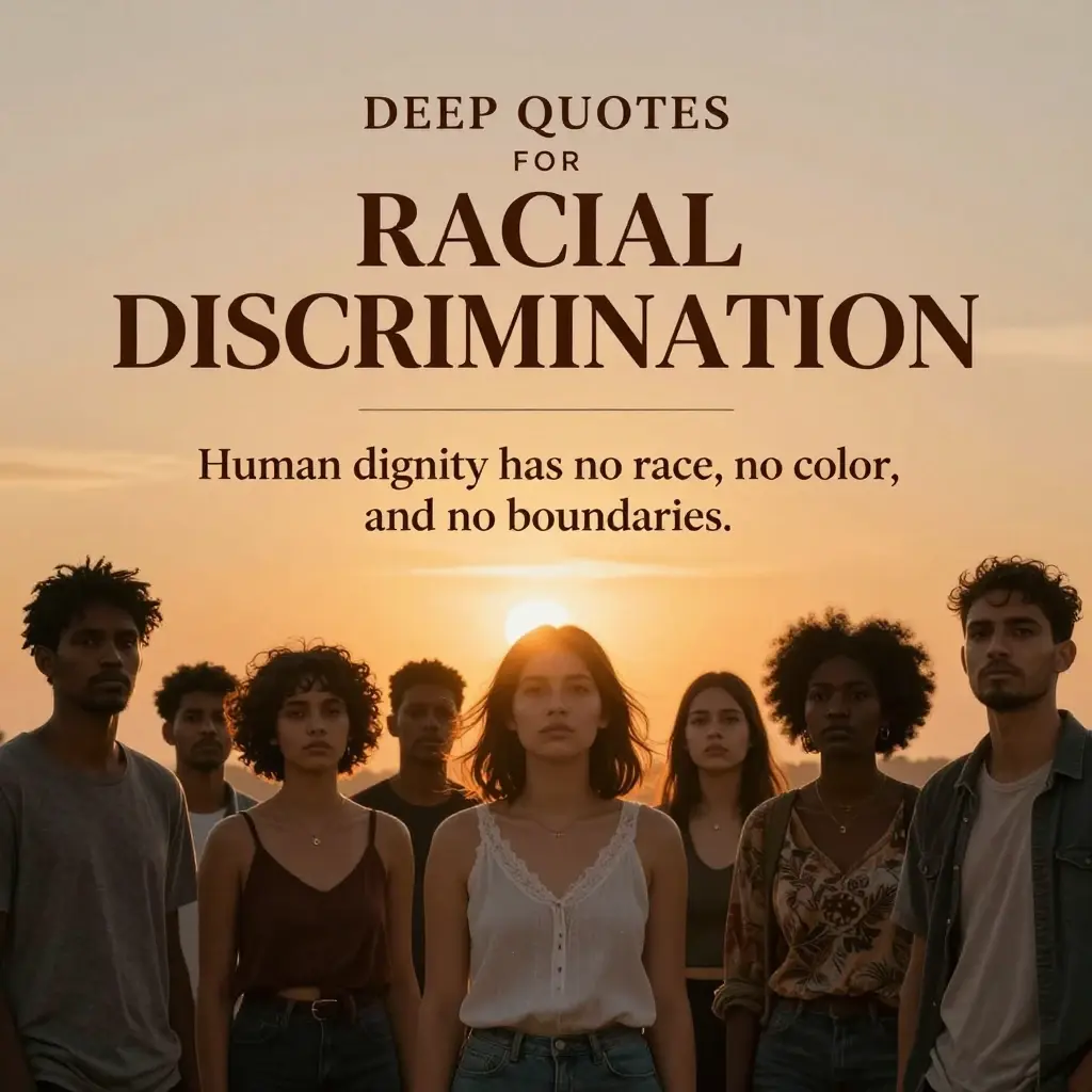 quotes for racial discrimination