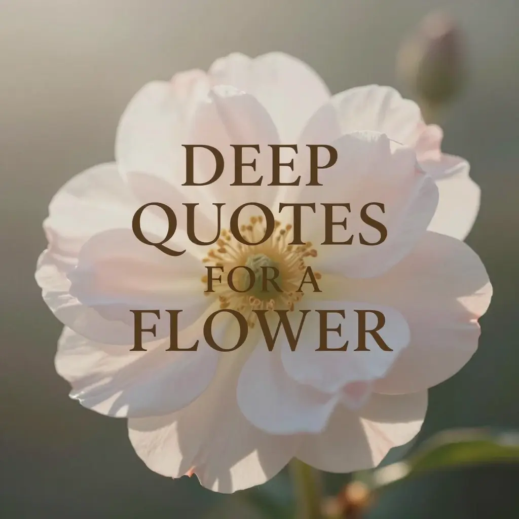 quotes for a flower