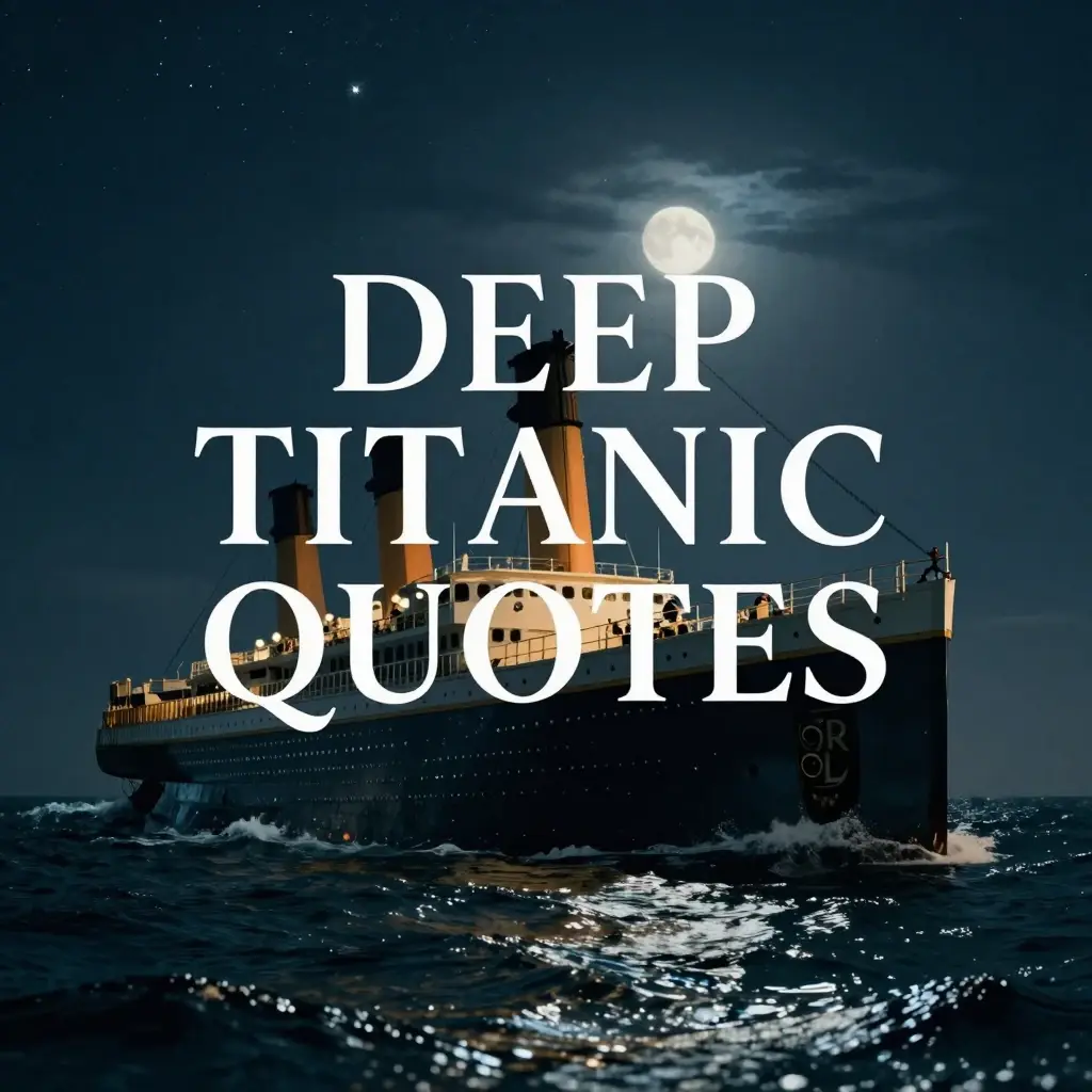 quotes of the titanic