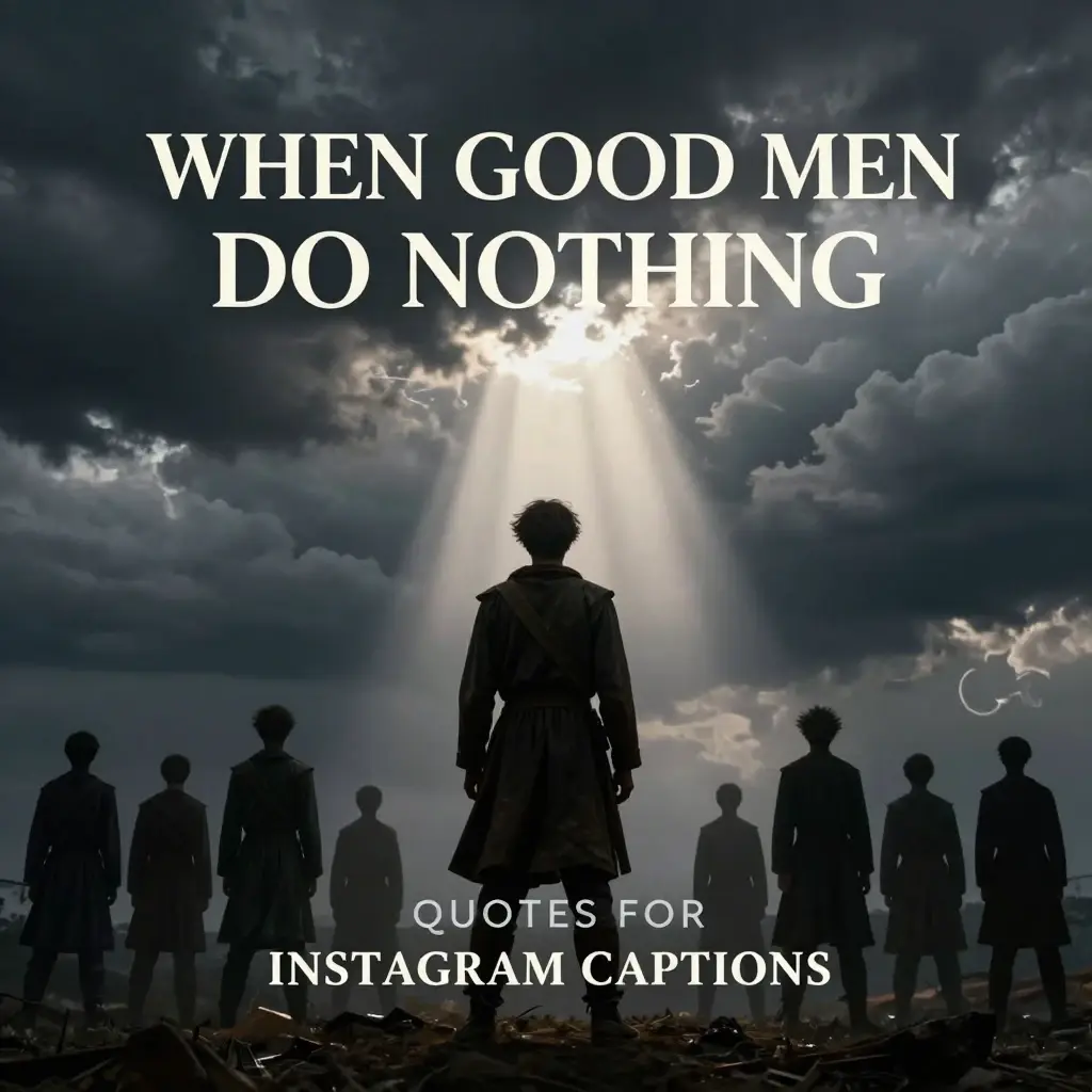 when good men do nothing quotes