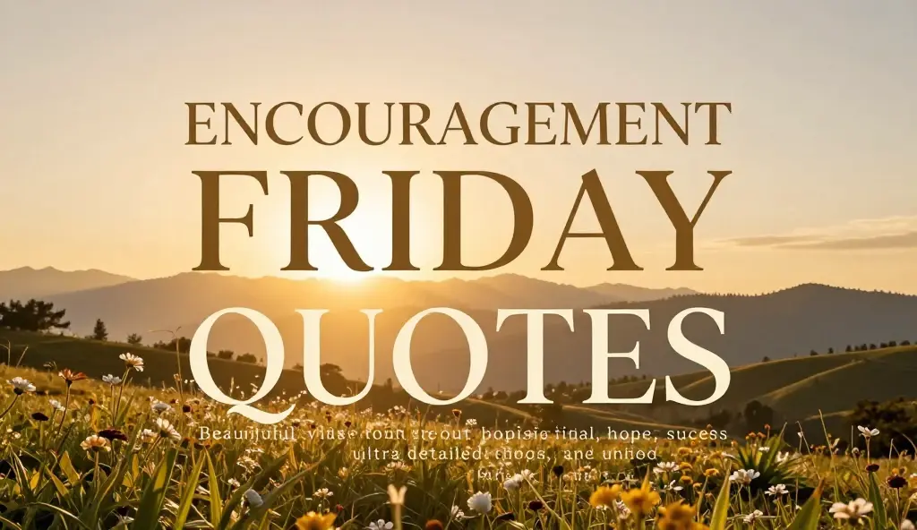 encouragement positive friday inspirational quotes