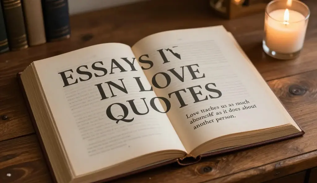 essays in love quotes
