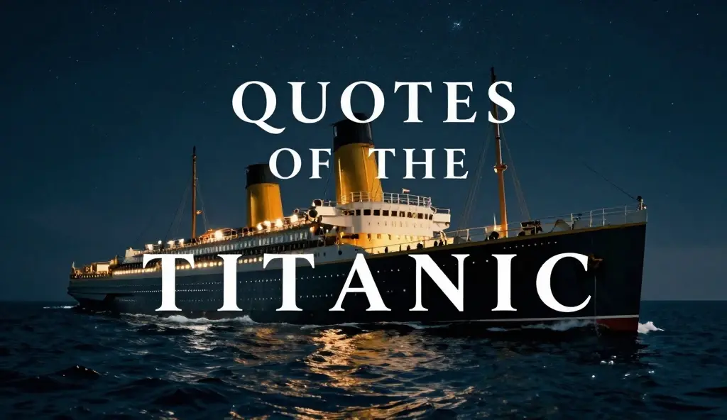 quotes of the titanic