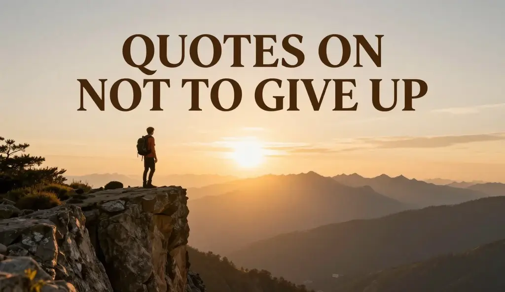 quotes on not to give up