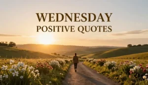 wednesday positive quotes